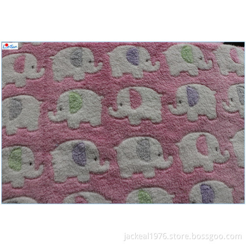 Coral Fleece Print Fabric Ls-Cr-011